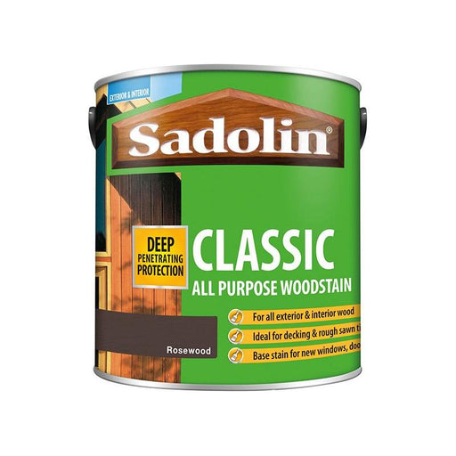Sadolin Classic Wood Protection Rosewood 2.5 litre Sadolin - RockBottom Nothampton
