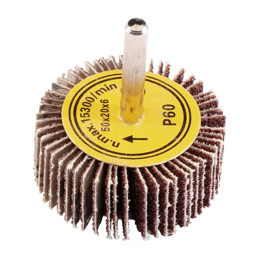 Draper 76452 Abrasive Flap Wheel, 50 x 20mm, 60 Grit