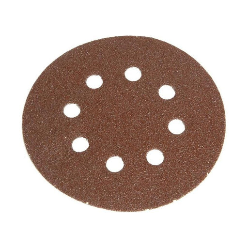 Faithfull Hook & Loop Sanding Disc DID3 Holed 125mm Very Fine (Pack 5) Faithfull - RockBottom Northampton