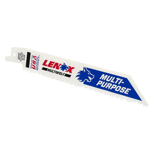 Lenox MultiWolf Wave Edge Reciprocating Saw Blade 152 x 19 x 0.9mm 10 TPI (Pack 5) LENOX - RockBottom Northampton