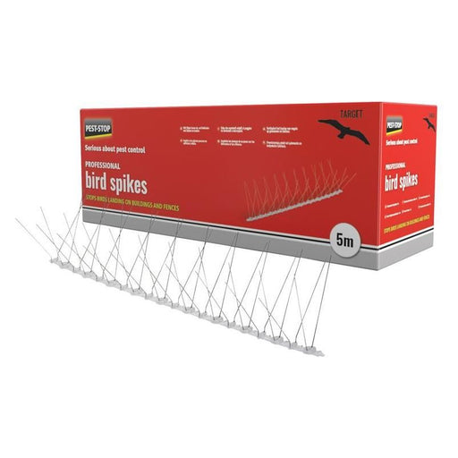 Pest-Stop (Pelsis Group) Professional Bird Spikes 50cm Metal Strips (Pack 10) Pest-Stop (Pelsis Group) - RockBottom Nothampton