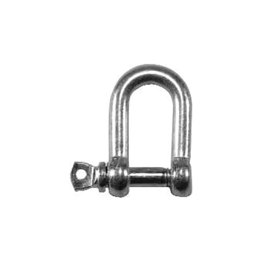 Faithfull D-Shackle Zinc Plated 6mm (Pack 4) Faithfull - RockBottom Northampton