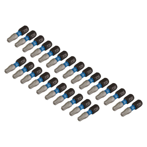 Draper 05695 Draper Expert TX-STAR® Impact Screwdriver Bits, T25 x 25mm, 1/4" Hex (Pack of 25)