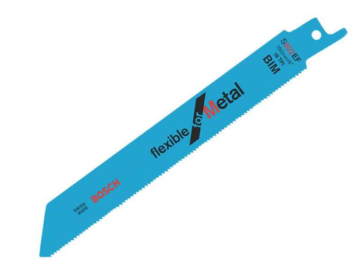 Bosch Powertool Accessories S 922 EF Flexible for Metal Reciprocating Saw Blade 150mm 18 TPI Pack of 5 Bosch Powertool Accessories - RockBottom Northampton