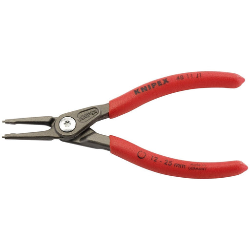 Draper 75078 KNIPEX 48 11 J1 SB Precision Circlip Pliers For Internal Circlips In Bore Holes, 140mm
