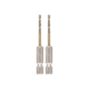 Dewalt Power Tools BLACK&GOLD Hex HSS-G Drill Bits (2) 2.5mm DeWALT Power Tools - RockBottom Northampton