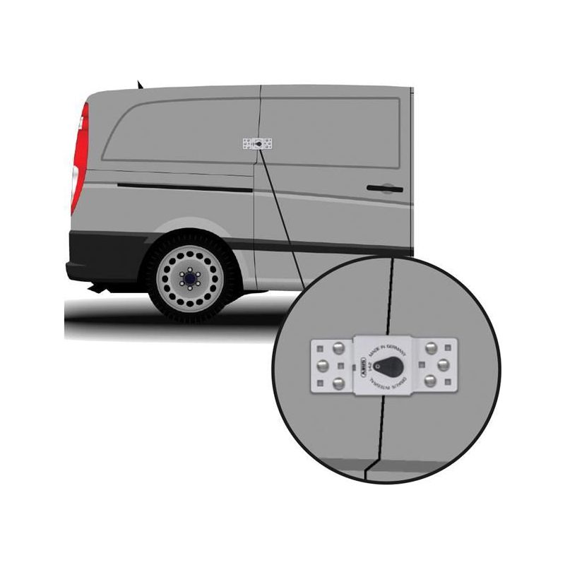 Abus Mechanical 142 Series Sliding Door Van Lock & 23/70mm Diskus® Padlock ABUS Mechanical - RockBottom Northampton 