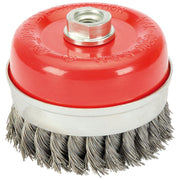 Draper Steel Twist-Knot Wire Cup Brush, 100mm, M14 41450 Draper - Town Tools 
