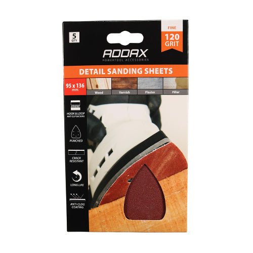 TIMCO Detail Sanding Pads 120 Grit Red