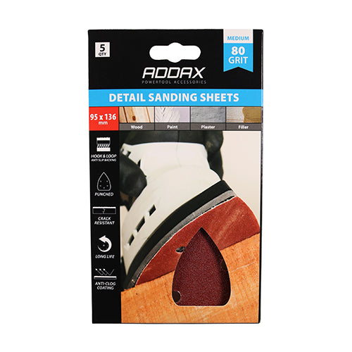 TIMCO Detail Sanding Pads 120 Grit Red