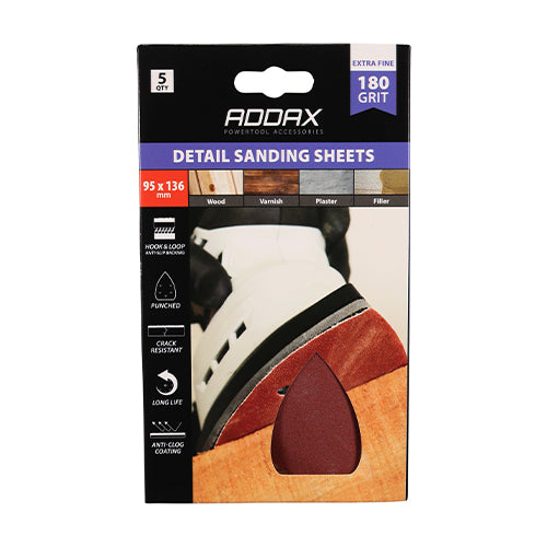 TIMCO Detail Sanding Pads 120 Grit Red