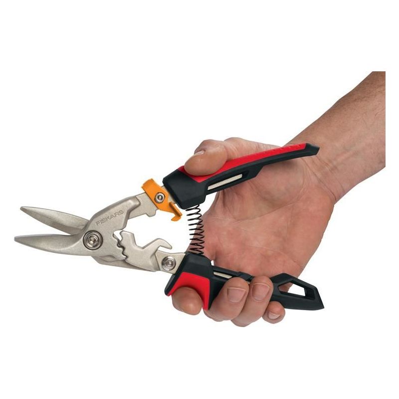 Fiskars PowerGear™ Aviation Snips Left Cut 250mm (10in) Fiskars - RockBottom Northampton