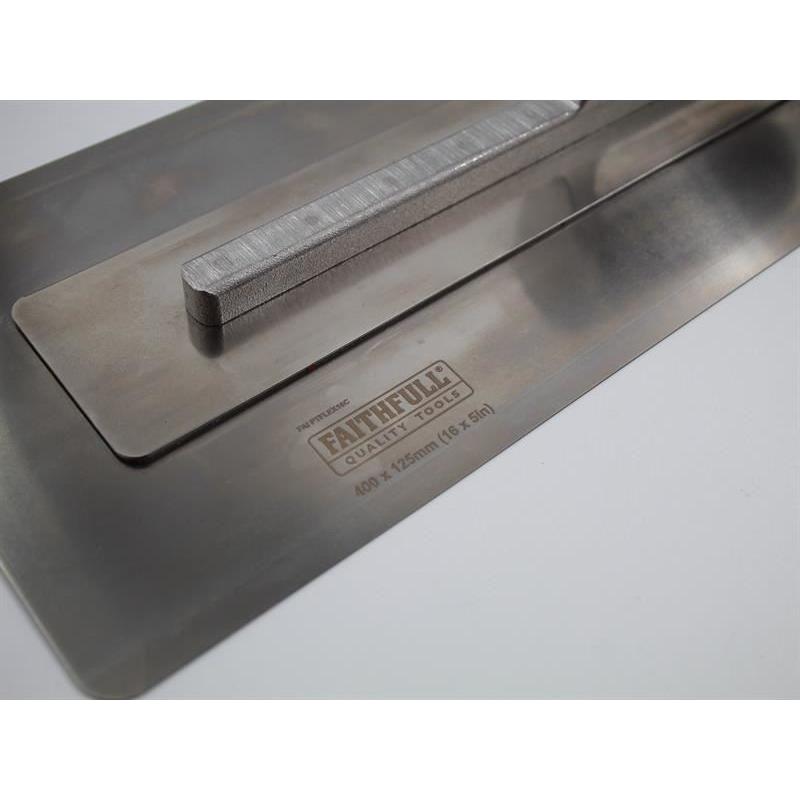 Faithfull Flex Finishing Trowel with Cork Handle 400mm (16in) Faithfull - RockBottom Northampton