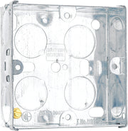 BG Electrical Contractor - Steel Knockout Box, Single, 25mm
