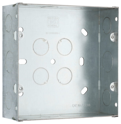 BG Electrical Contractor - Flush Metal Box for 6-8 Module Grid