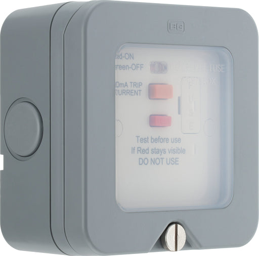 BG Electrical Weatherproof Storm - Unswitched and fused Type A RCD, IP66