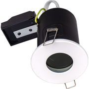 Luceco GU10 Fire Rated Downlights - Ip Rated Fire Rated GU10 Downlight White Supplied Less Lamp
