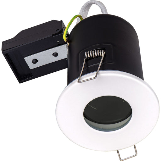 Luceco GU10 Fire Rated Downlights - Ip Rated Fire Rated GU10 Downlight White Supplied Less Lamp