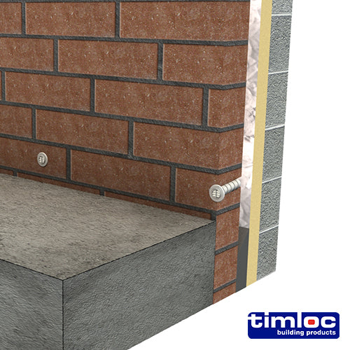 Timloc Cavity Wall Drill Vent - 80 (drill hole 25mm)
