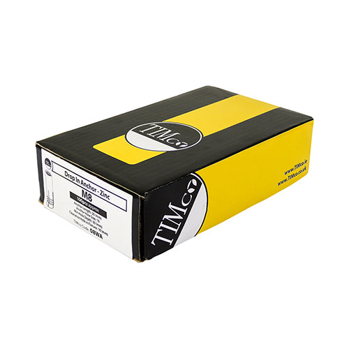 TIMCO Drop In Anchors Silver - M10