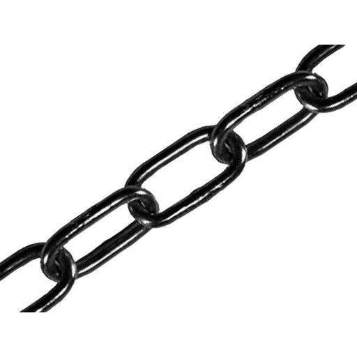 Faithfull Black Japanned Chain 2.5mm x 2.5m - Max. Load 50kg Faithfull - RockBottom Northampton
