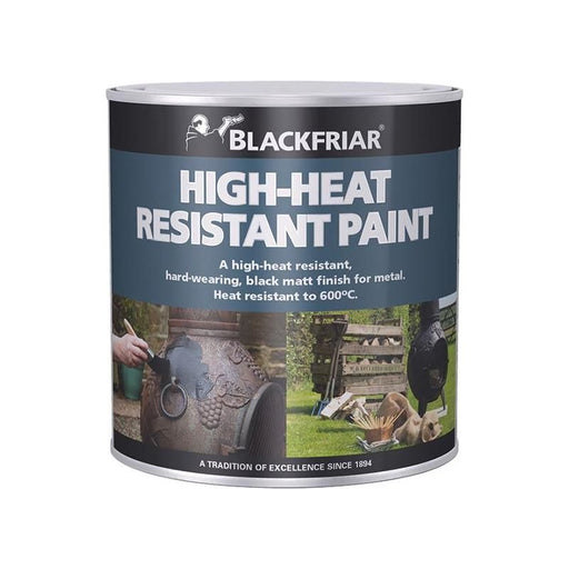 Blackfriar High-Heat Resistant Paint Black 500ml Blackfriar - RockBottom Northampton