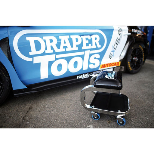 Draper 99835 Draper Expert Evolution Fixed Work Stool with Tool Tray