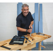 Draper 88605 Draper Expert Soft Grip Wood Chisel Kit, 140mm (8 Piece)