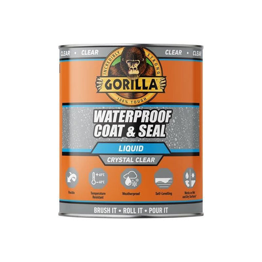 Gorilla Glue Gorilla® Waterproof Coat & Seal Clear 473ml Gorilla Glue - RockBottom Northampton