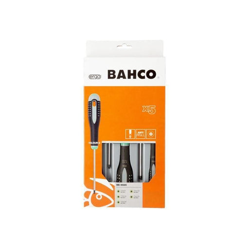 Bahco BE-9885 ERGO™ Screwdriver Set, 5 Piece Bahco - RockBottom Northampton