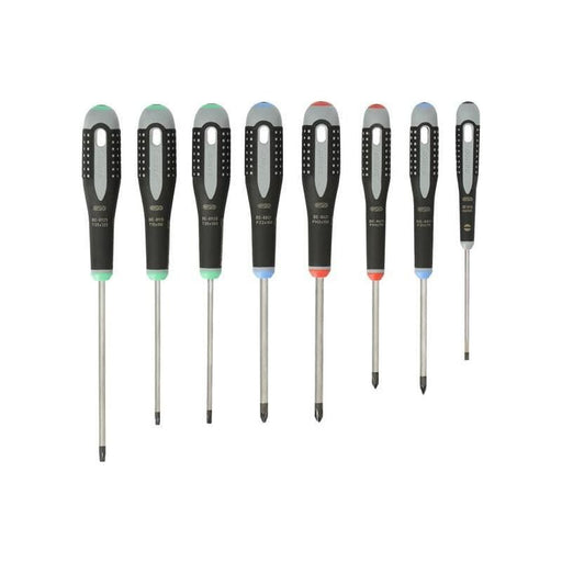 Bahco BE-9872 ERGO™ Screwdriver Set, 8 Piece Bahco - RockBottom Northampton