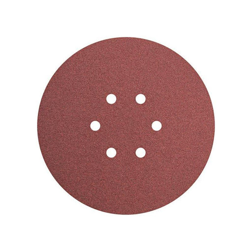 Faithfull Hook & Loop Sanding Disc DID2 Holed 150mm Coarse (Pack 5) Faithfull - RockBottom Northampton