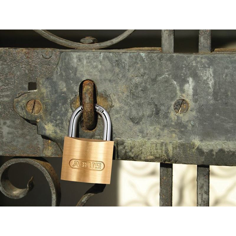Abus Mechanical 55/30mm Brass Padlock ABUS Mechanical - RockBottom Northampton 
