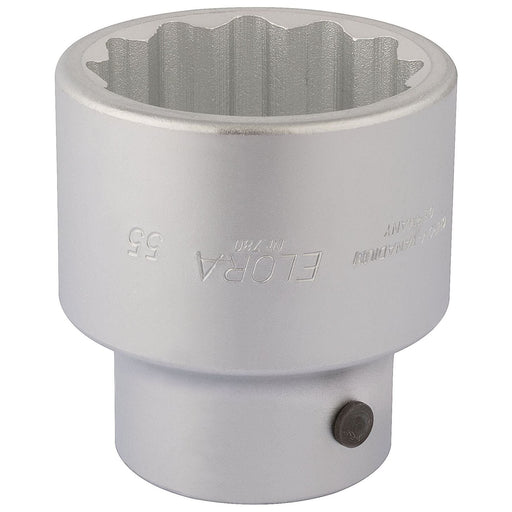 Draper 67450 Elora Bi-Hexagon Socket, 1" Sq. Dr., 55mm