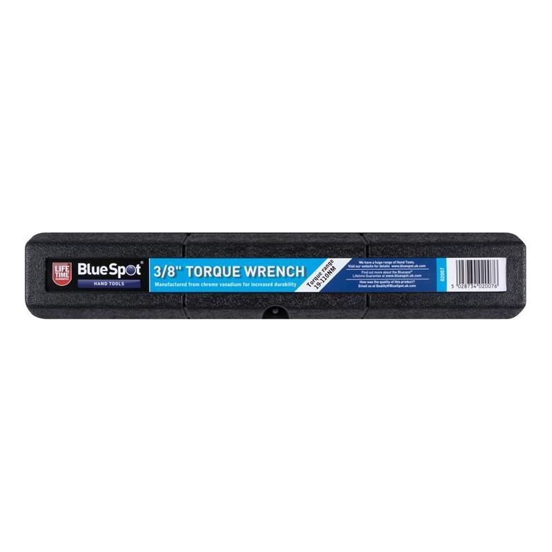 Bluespot Tools 2007 Torque Wrench 3/8in Drive 19-110Nm BlueSpot Tools - RockBottom Northampton
