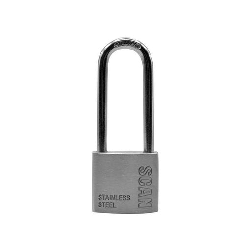 Scan Stainless Steel Padlock 38mm Long Shackle Scan - RockBottom Nothampton