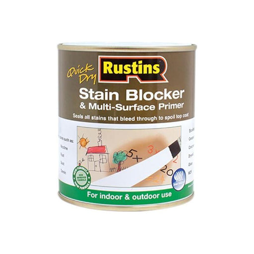 Rustins Quick Dry Stain Block & Multi Surface Primer 250ml Rustins - RockBottom Nothampton