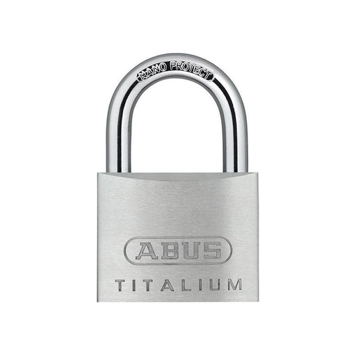 Abus Mechanical 64TI/50mm TITALIUM™ Padlock Keyed Alike KA6511 ABUS Mechanical - RockBottom Northampton 