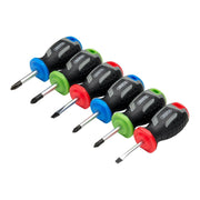 Draper Stubby Soft Grip Screwdriver Set (6 Piece) Draper - Town Tools