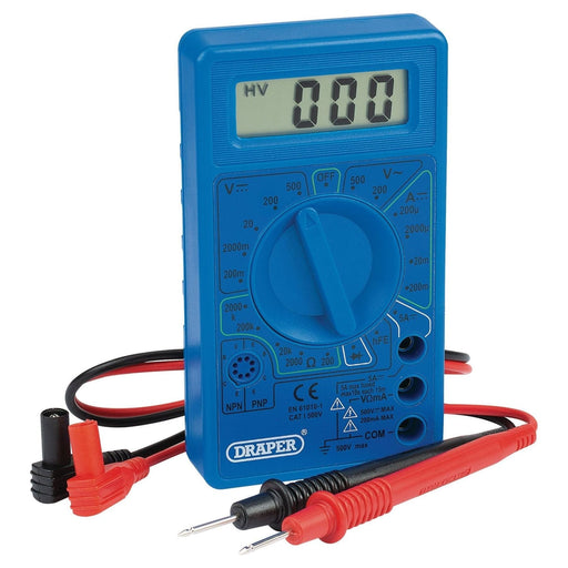 Draper 68476 Digital Multimeter, 500V, AC/DC