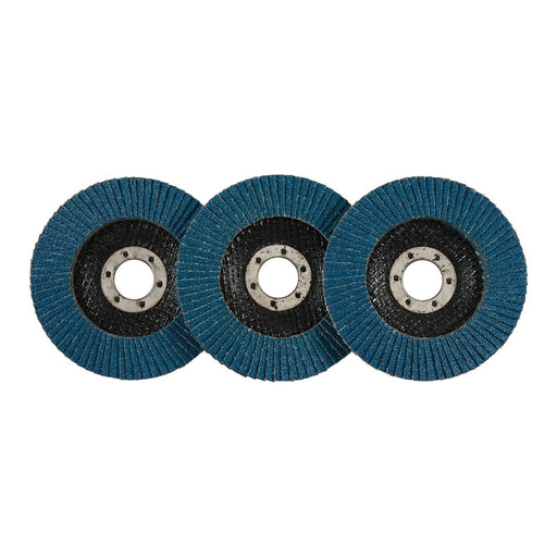 Draper 84096 Zirconium Oxide Flap Discs, 115 x 22.23mm, 40 Grit (Pack of 10)