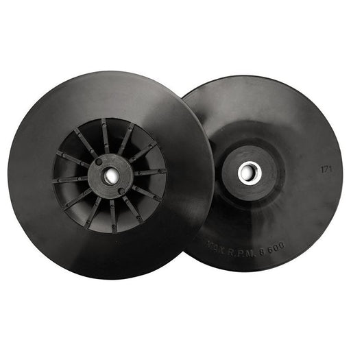 Flexipads World Class Angle Grinder Pad Black 180mm (7in) 5/8 UNC Flexipads World Class - RockBottom Northampton