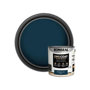 Ronseal One Coat Everywhere Interior Paint Midnight Sky Matt 2.5 litre Ronseal - RockBottom Nothampton