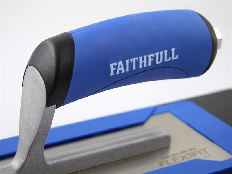 Faithfull FlexiFit Trowel Stainless Steel Blade Kit 16in (406mm) Faithfull - RockBottom Northampton