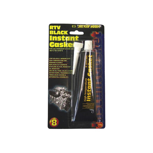 Silverhook RTV Black Instant Gasket 100g Silverhook - RockBottom Nothampton