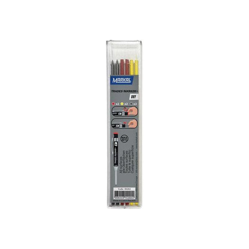 Markal TRADES-MARKER® DRY Assorted Refills (Pack 6) Markal - RockBottom Northampton