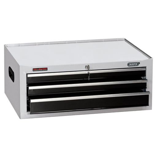 Draper Intermediate Tool Chest, 3 Drawer, 26", White 35741 Draper - Town Tools 