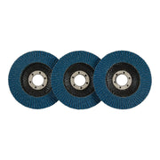 Draper 85724 Zirconium Oxide Flap Discs, 115 x 22.23mm, 60 Grit (Pack of 10)