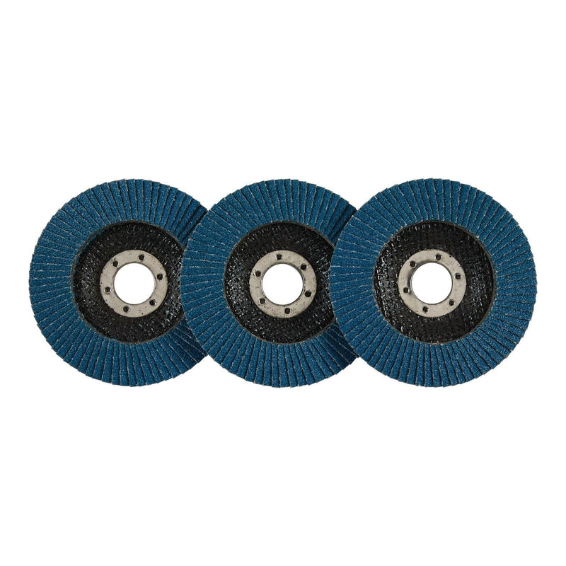 Draper 85724 Zirconium Oxide Flap Discs, 115 x 22.23mm, 60 Grit (Pack of 10)
