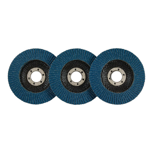 Draper 85724 Zirconium Oxide Flap Discs, 115 x 22.23mm, 60 Grit (Pack of 10)